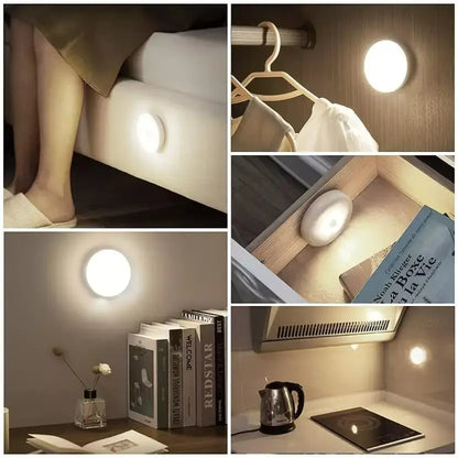 Motion Sensor Light For Home With Usb Charging Wireless Self Adhesive Led Night Light